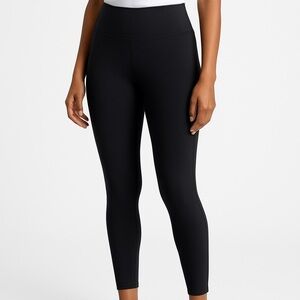 Athleta Women's Jet Black Mid-Rise Leggings Size M